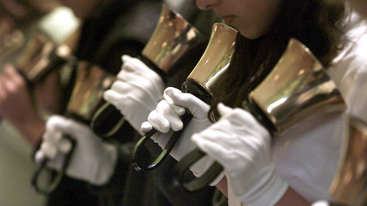 St Martins Church, Great Mongeham Hand Bell Ringers