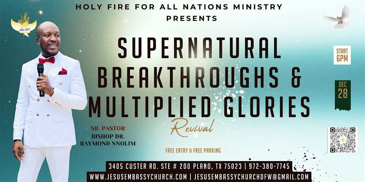 HOLY SPIRIT REVIVAL!