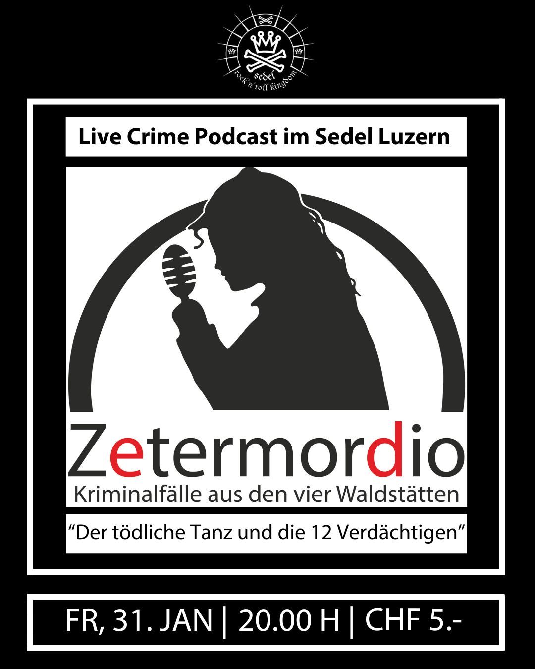 Live TrueCrime Podcast Zetermordio