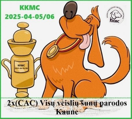 2 x NDS KKMC SPRING'25 2025-04-05\/06 Vis\u0173 veisli\u0173 \u0161un\u0173 paroda, Kaune