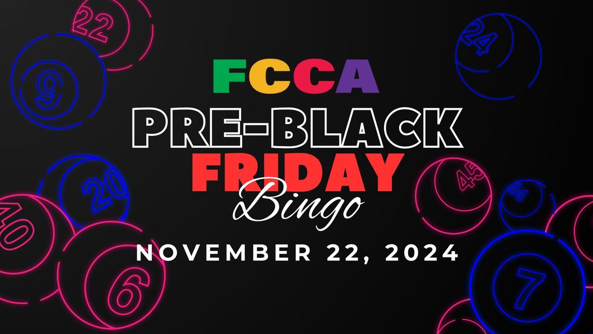 Pre-Black Friday Bingo