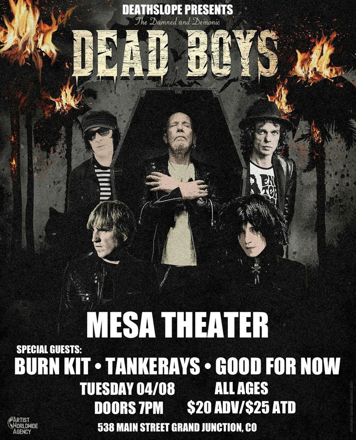 DEAD BOYS \u2022 Mesa Theater | GJ,CO 