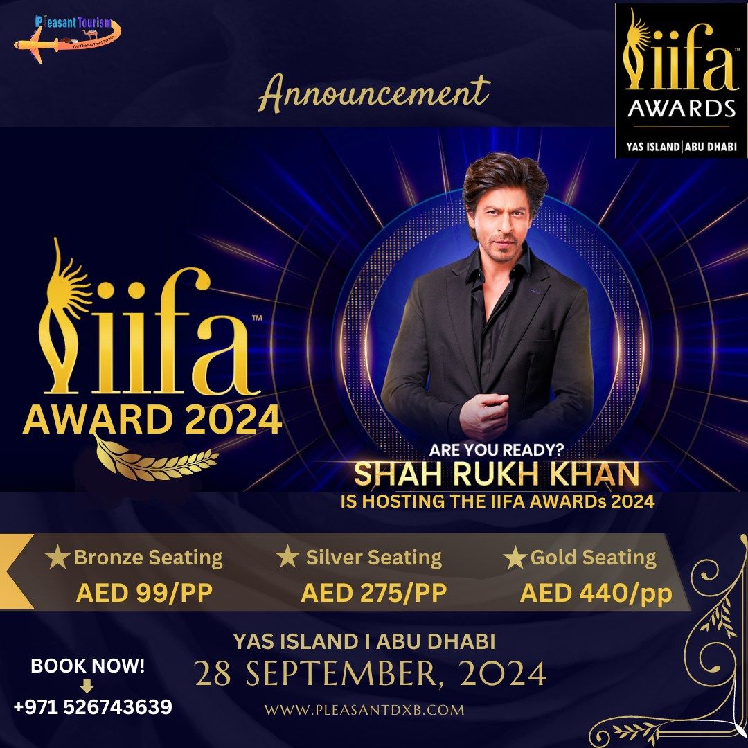 IIFA Awards 2024 Hosted by Shah Rukh Khan