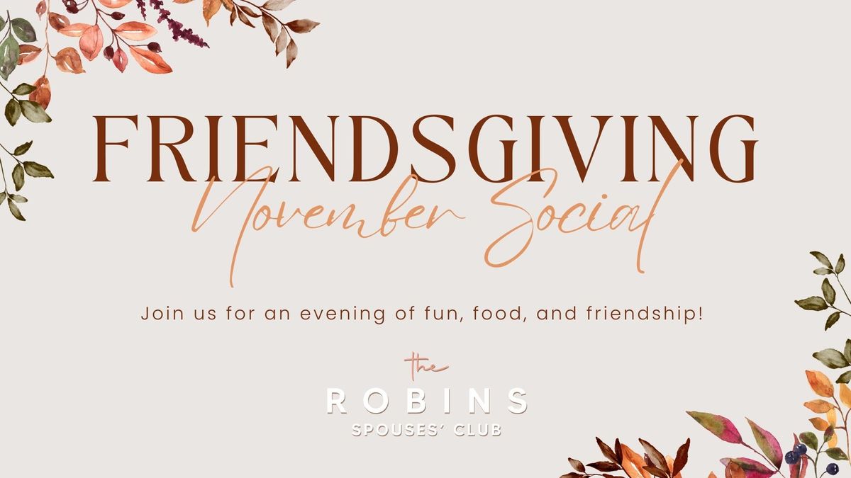 Friendsgiving November Social