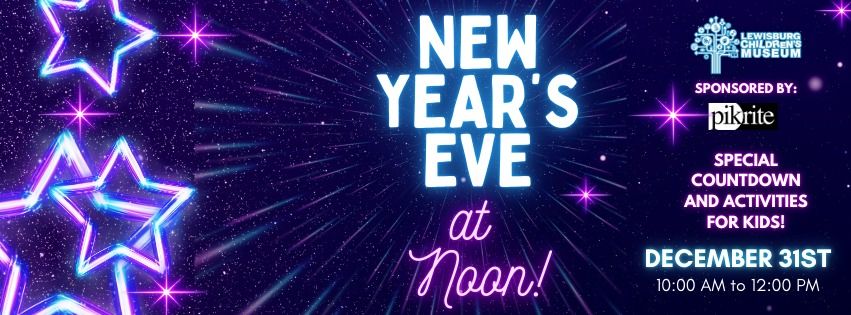 New Year's Eve at NOON!