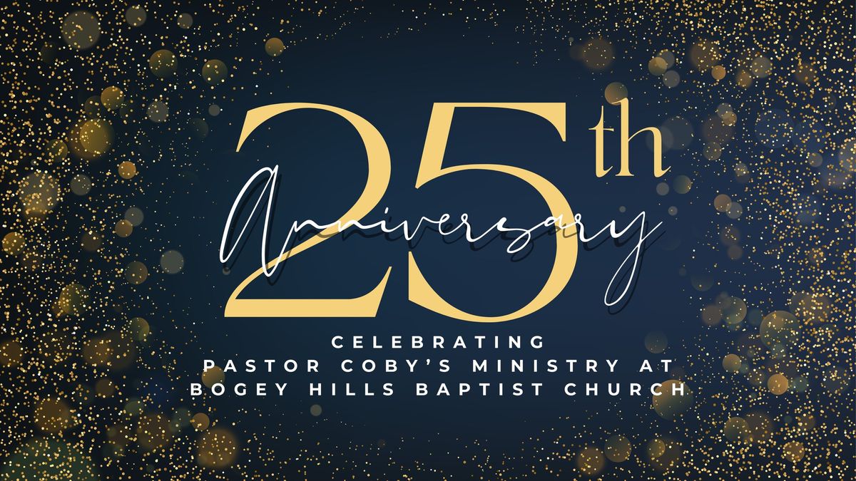 Pastor Coby's 25th Anniversary