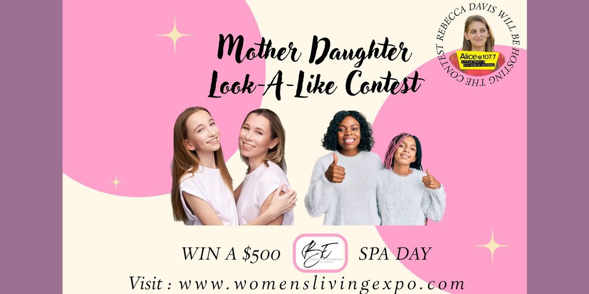 Alice 107.7 Mother Daughter Look-Alike contest at the Central Arkansas Women's Expo