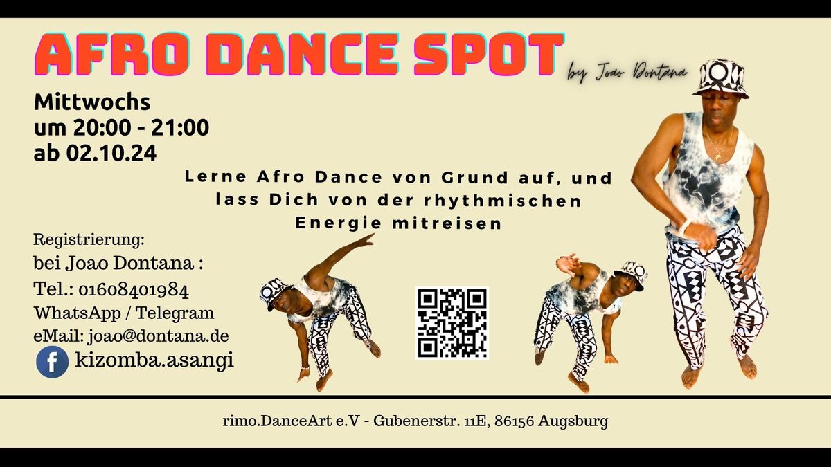 AFRO DANCE SPOT _ MITTWOCHS IN AUGSBURG