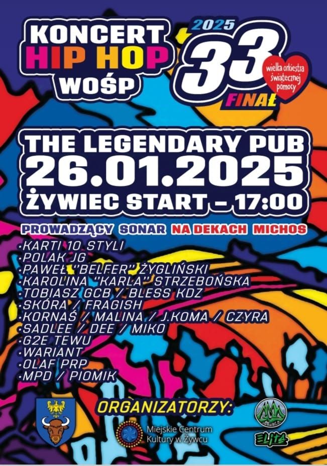 KONCERT - HIP HOP WO\u015aP - 2025 \u017bYWIEC