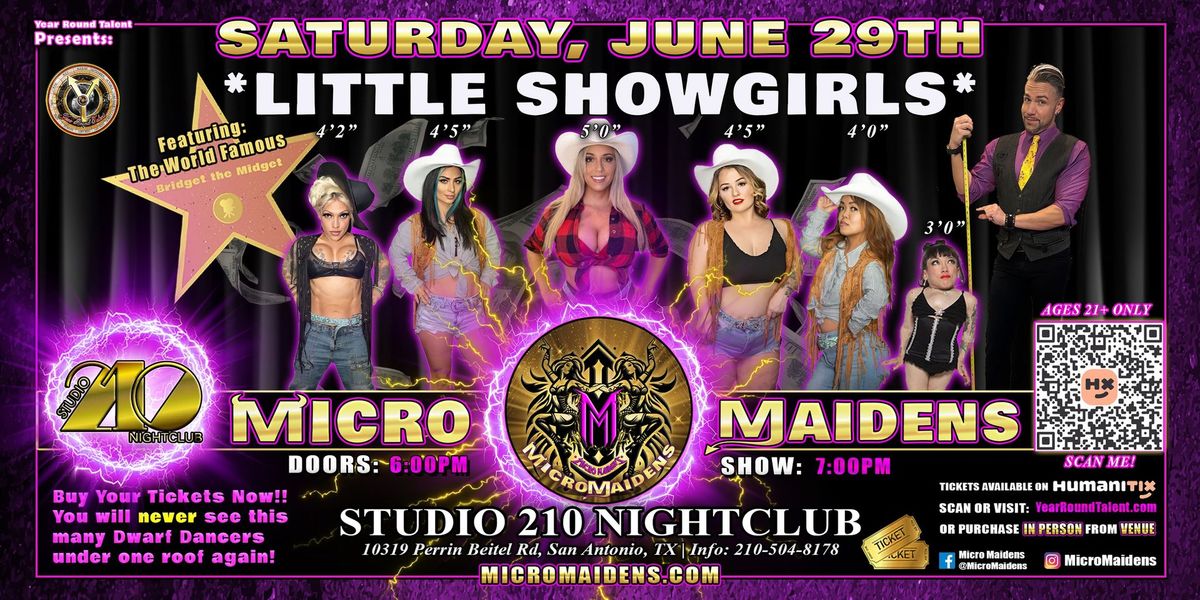 San Antonio, TX - Micro Maidens: Must Be This Tall to Ride!