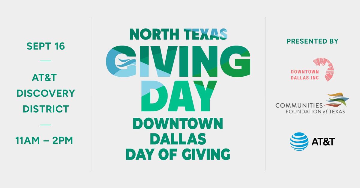 Downtown Dallas Day of Giving