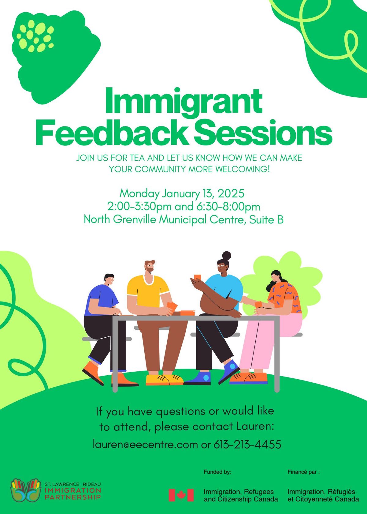 Immigrant Feedback Session- North Grenville