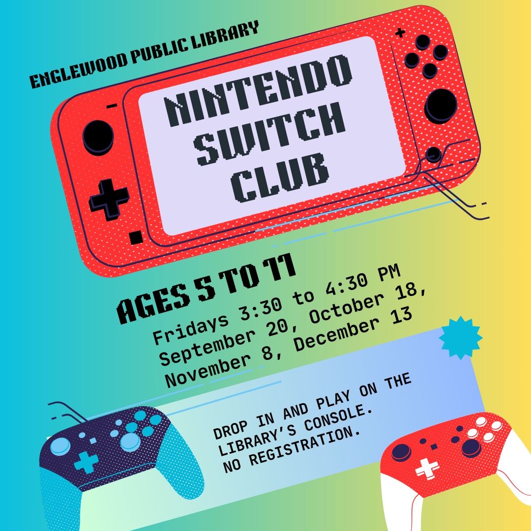 Nintendo Switch Club (Ages 5 to 11)