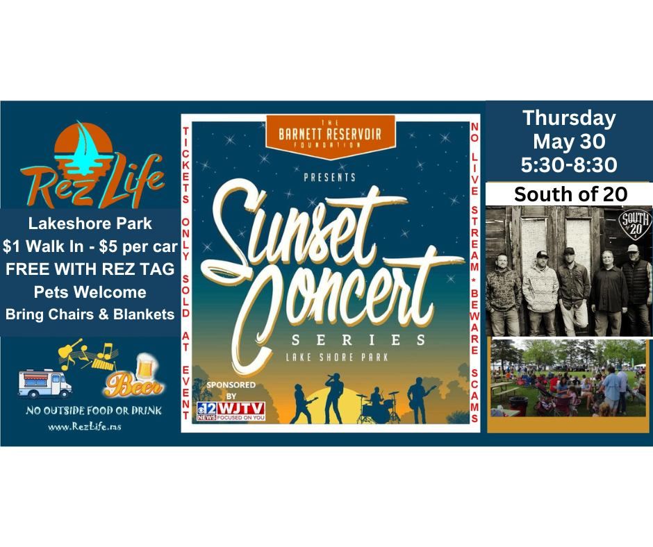 Rez Life Sunset Concert Series Featuring the band"South of 20"