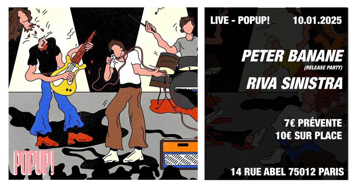 PETER BANANE + RIVA SINISTRA \/\/ 10.01.25 \/\/ POPUP!