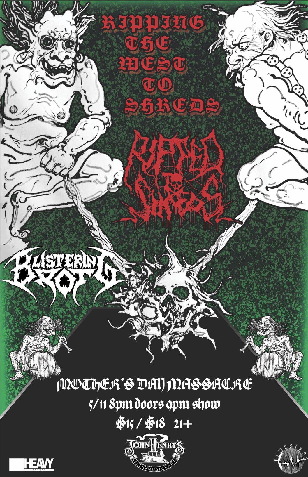 Ripped To Shreds w\/Blistering Rot 