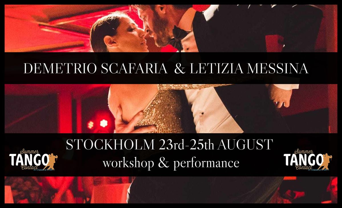 Letizia Messina & Demetrio Scafaria workshop in Stockholm 