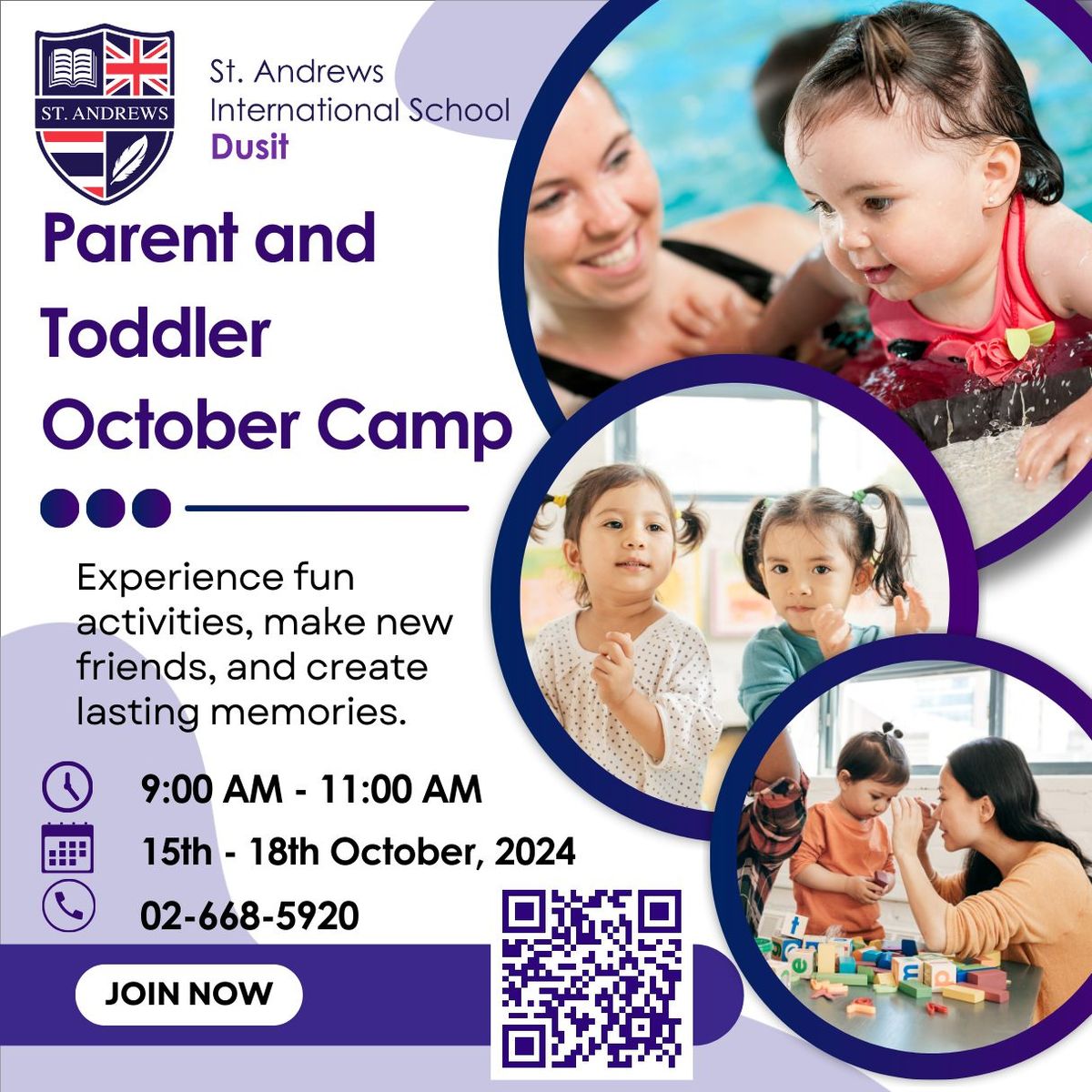 Dusit parent and toddler camp