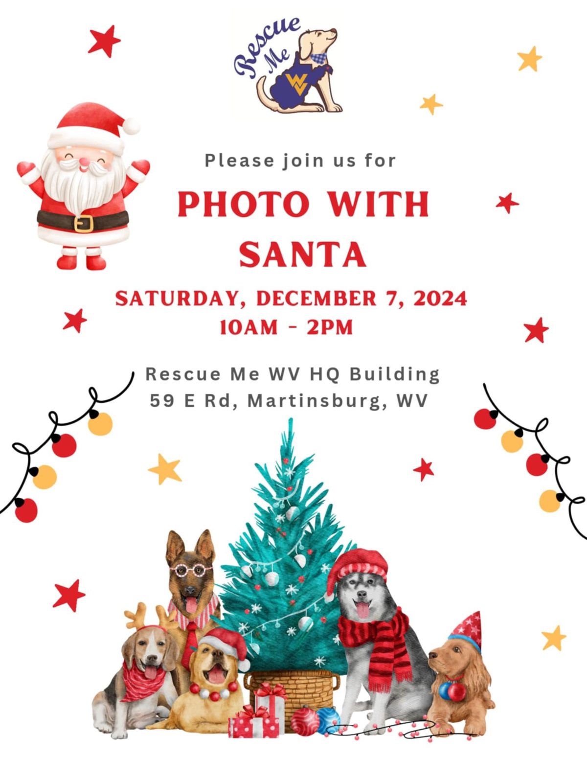 Photos with Santa at RMWV HQ 