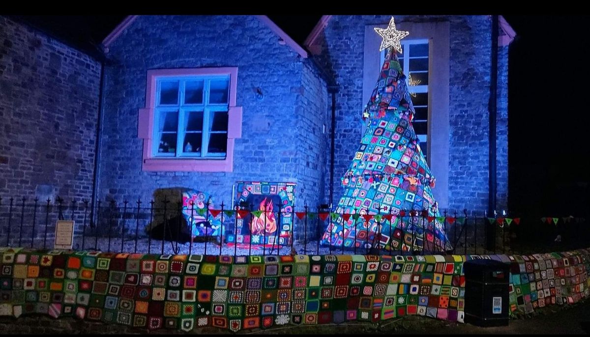 Christmas tree festival in St Mary's church, Appledore