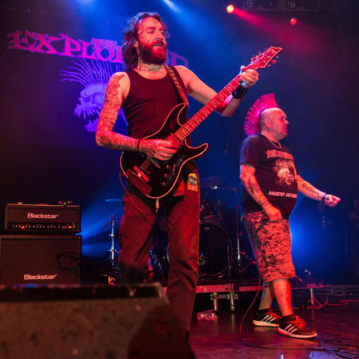 The Exploited at Santa Cruz County Veterans Memorial Building