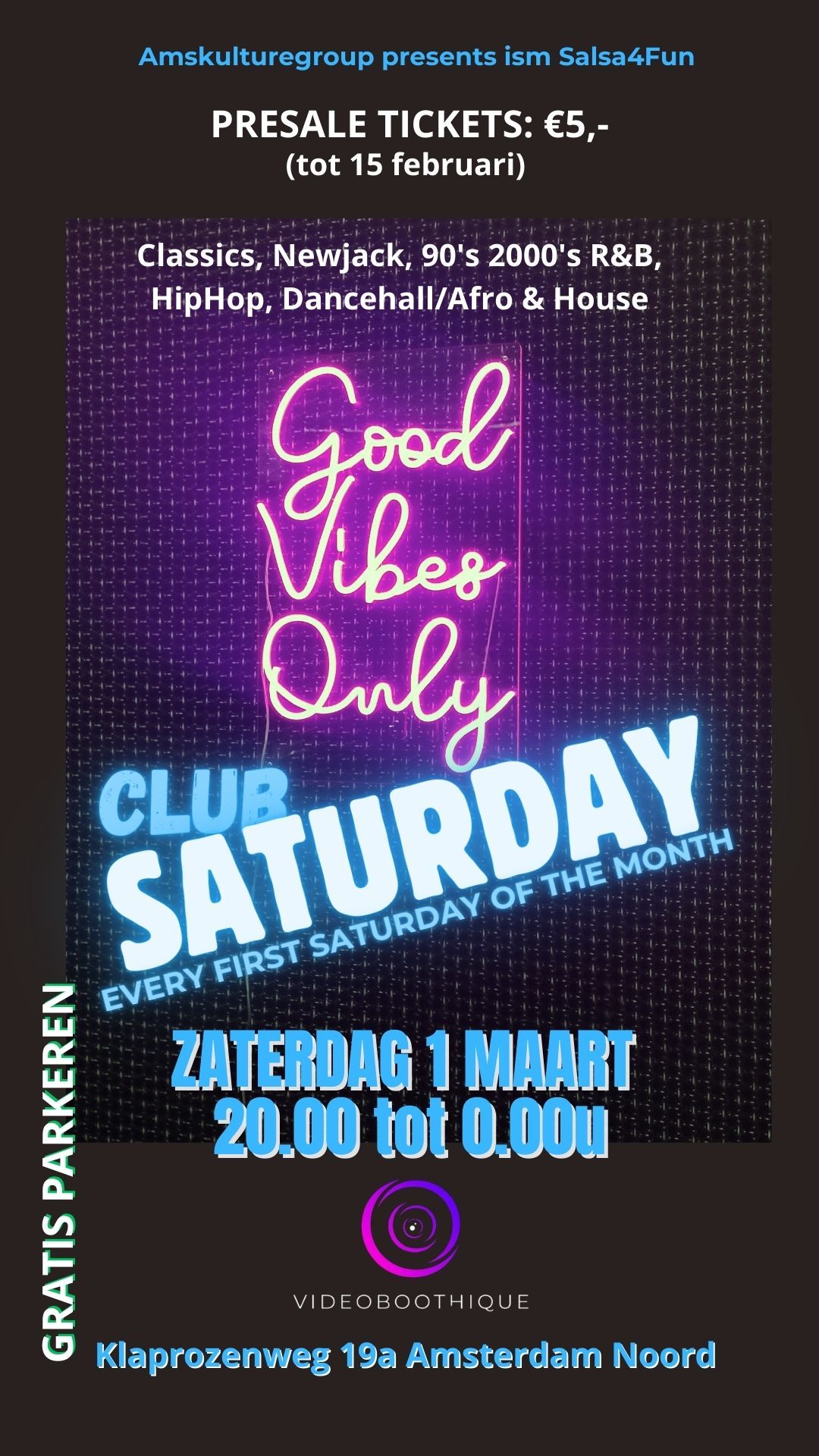 CLUB SATURDAY 4e EDITIE