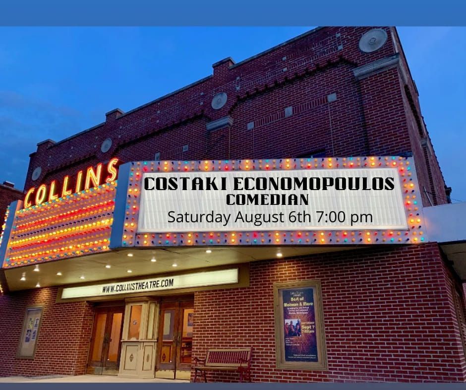 Costaki Economopoulos - Comedian, Collins Theatre of Paragould, AR, 6 ...