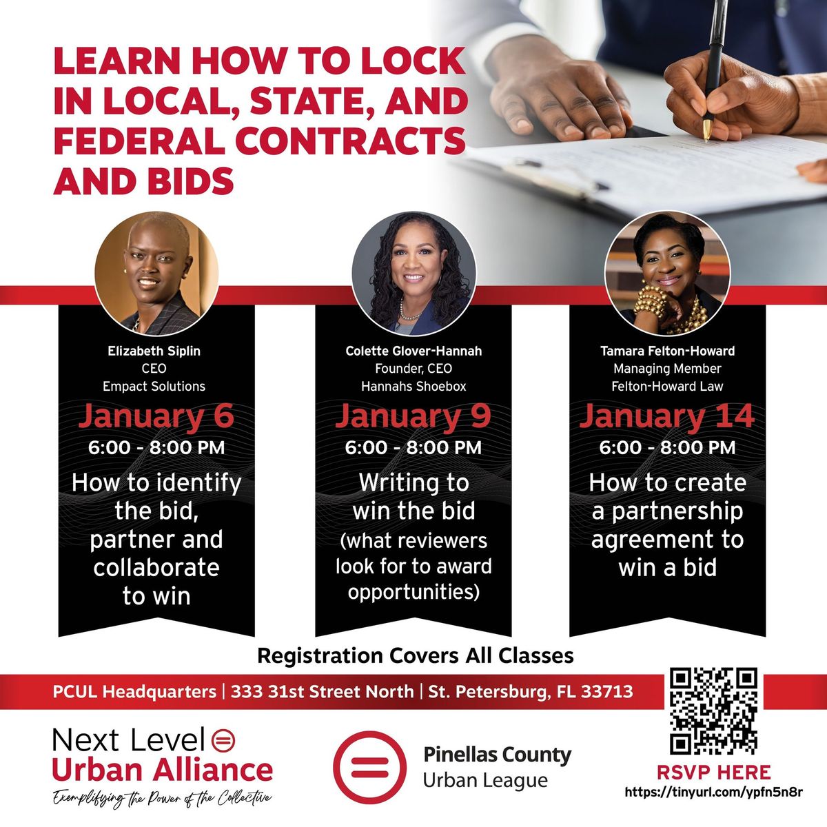 LEARN HOW TO LOCK IN LOCAL, STATE, AND FEDERAL CONTRACTS AND BIDS: CLASS #1