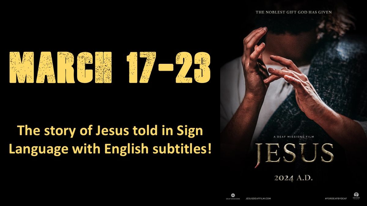 Jesus: A Deaf Missions Film (2024) 