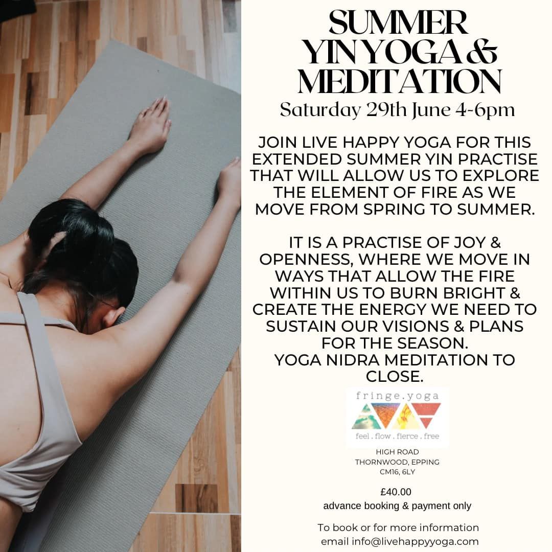 Summer Yin & Yoga Nidra Workshop