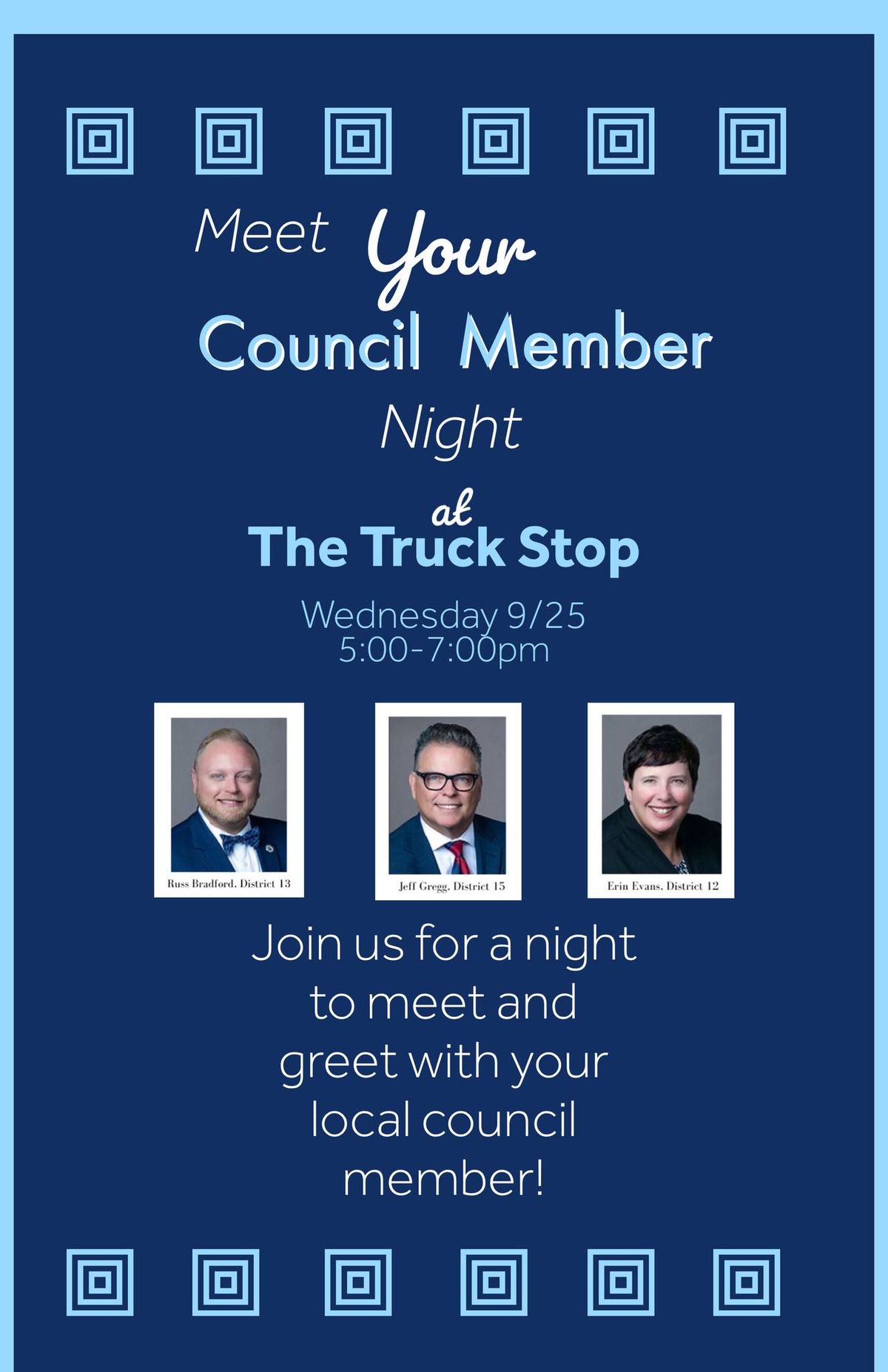 Meet Your Council Member Night 