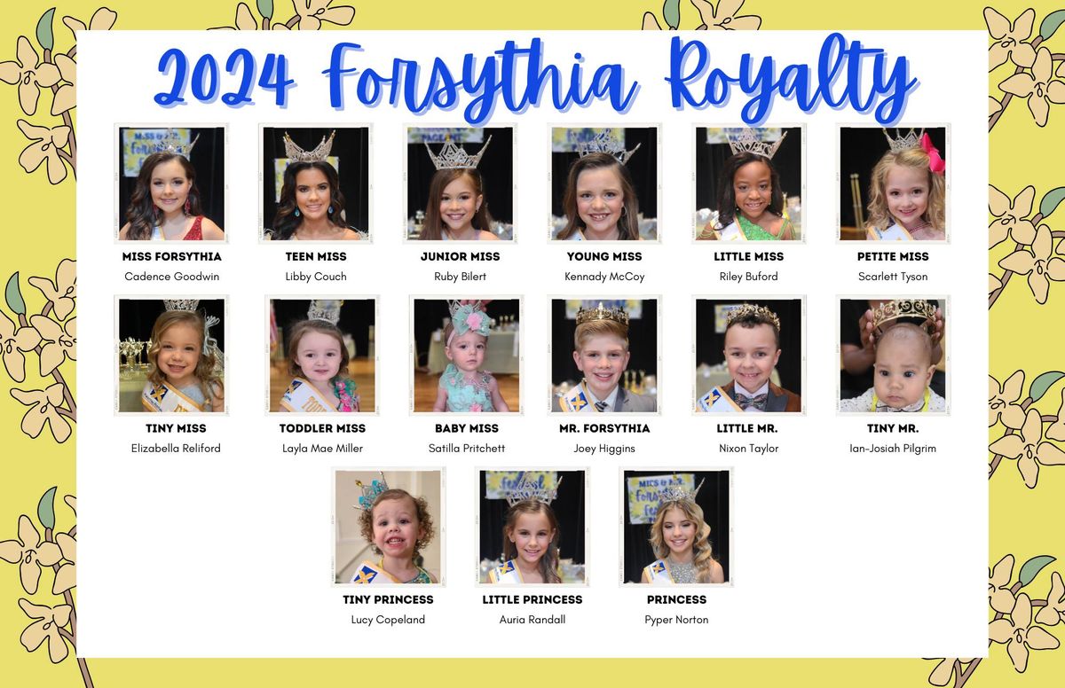 2025 Forsythia Festival Pageant