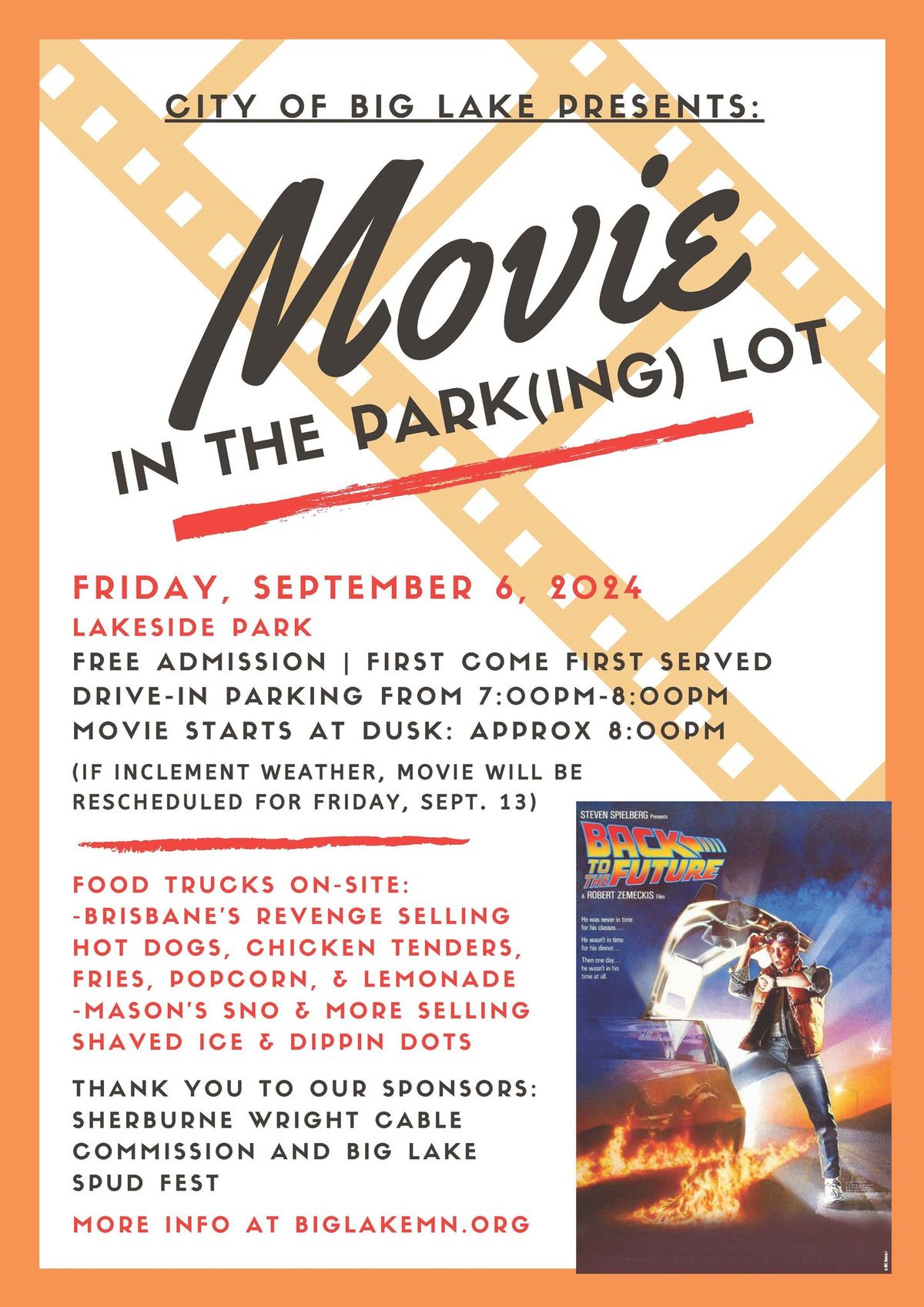 Movie in the Park(ing) Lot: Back to the Future