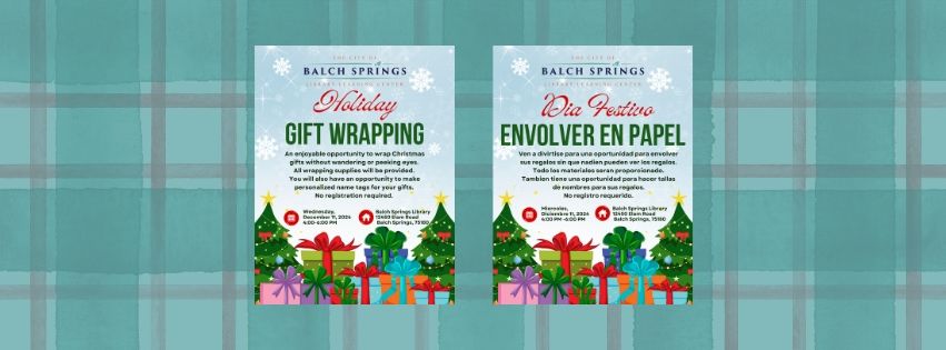 Holiday Gift Wrapping \/ Dia Festivo Envolver en Papel