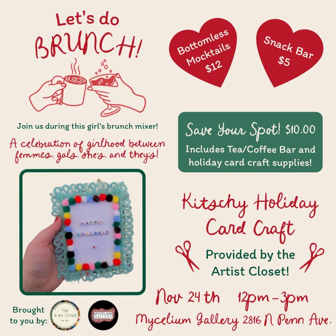 Let\u2019s do Brunch! Kitschy Holiday Card Edition