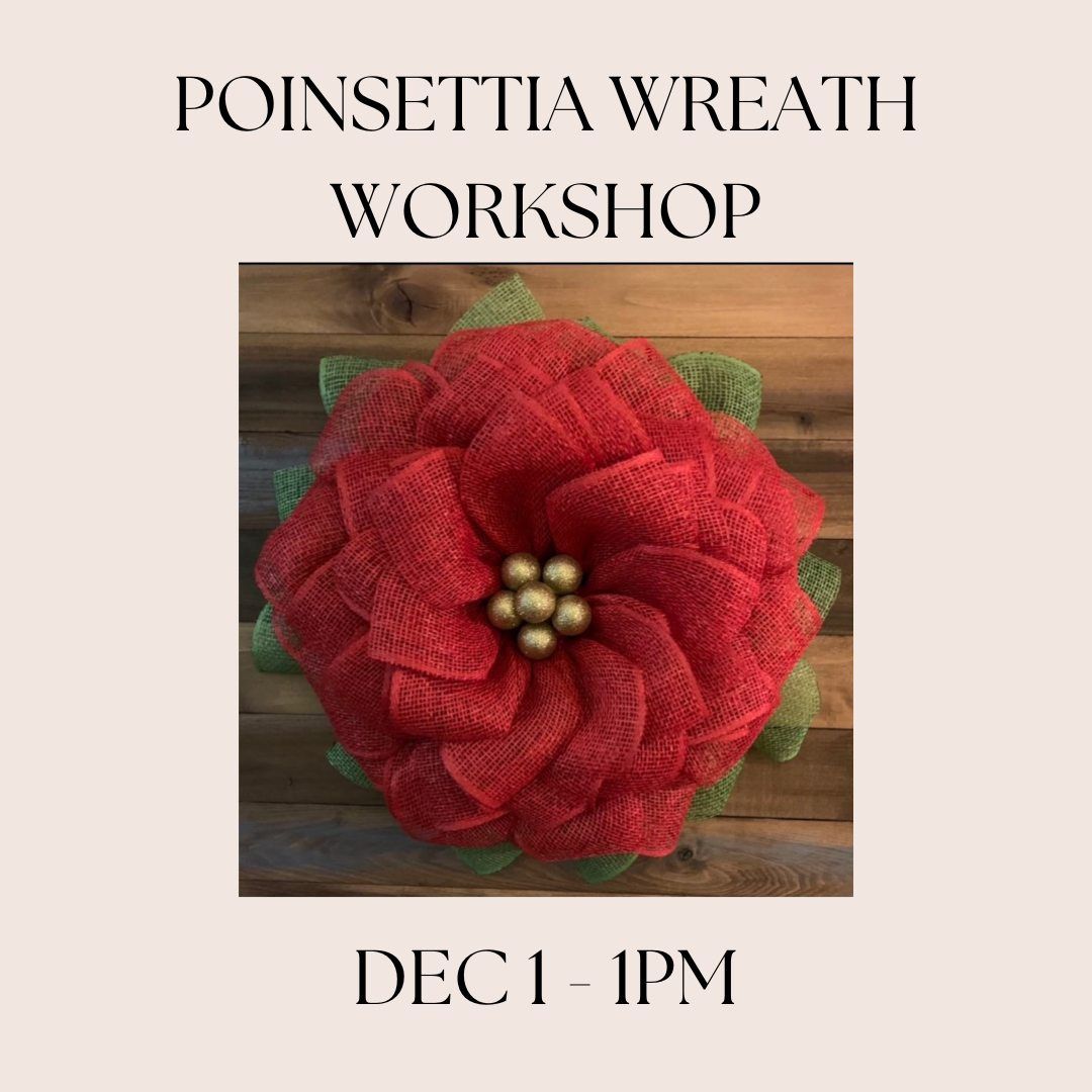 Poinsettia Wreath