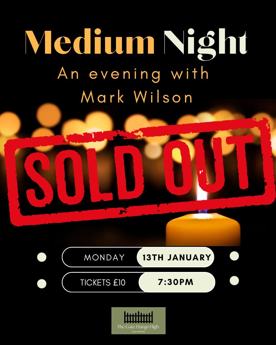 Medium night with Mark Wilson 