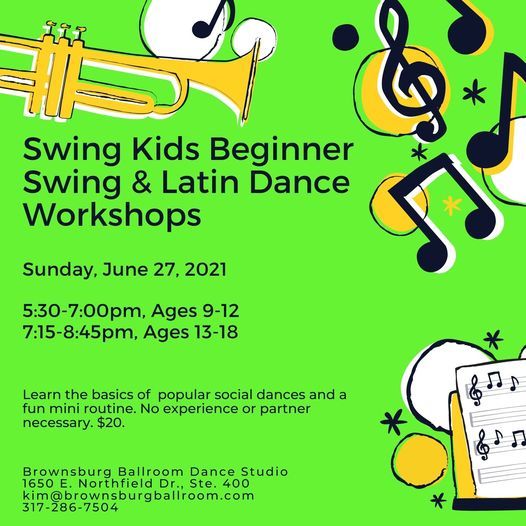 Beginner Swing & Latin Workshops for Kids