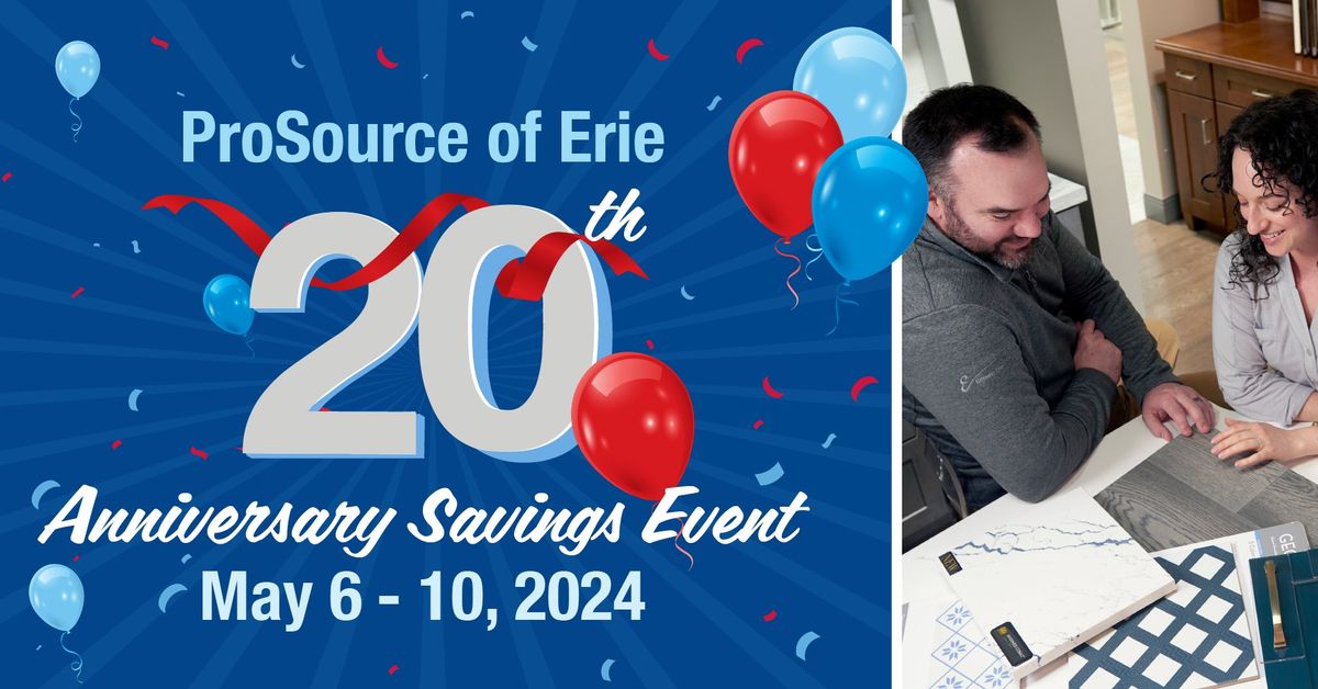 20 Year Anniversary Savings Event