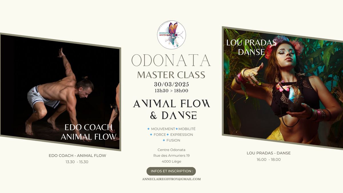 Odonata Master Class - Animal Flow & Danse