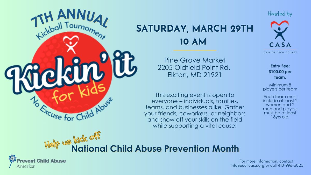 Kickin'it for Kids: hosted by CASA of Cecil County