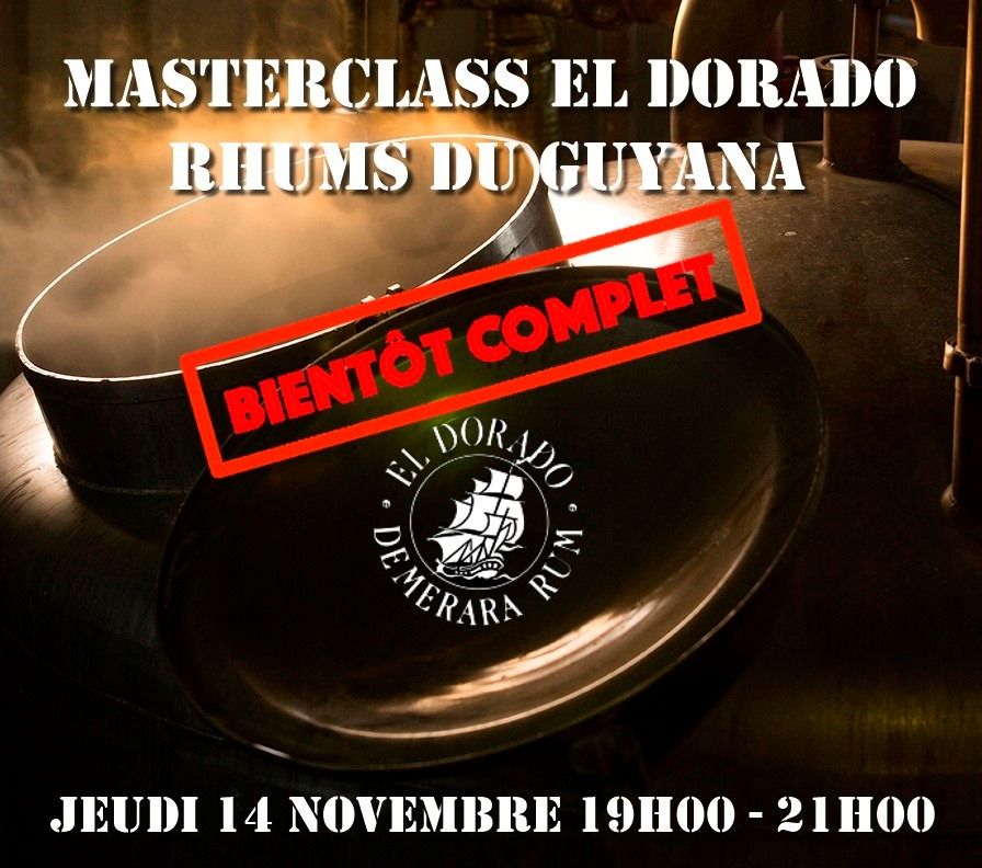 Masterclass El Dorado- Rhums du Guyana