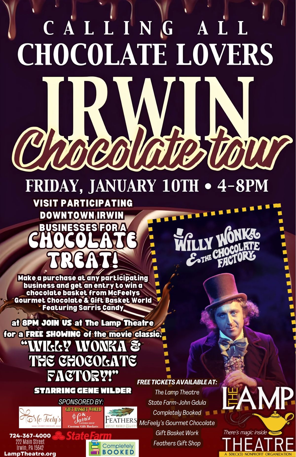 Irwin Chocolate Tour 