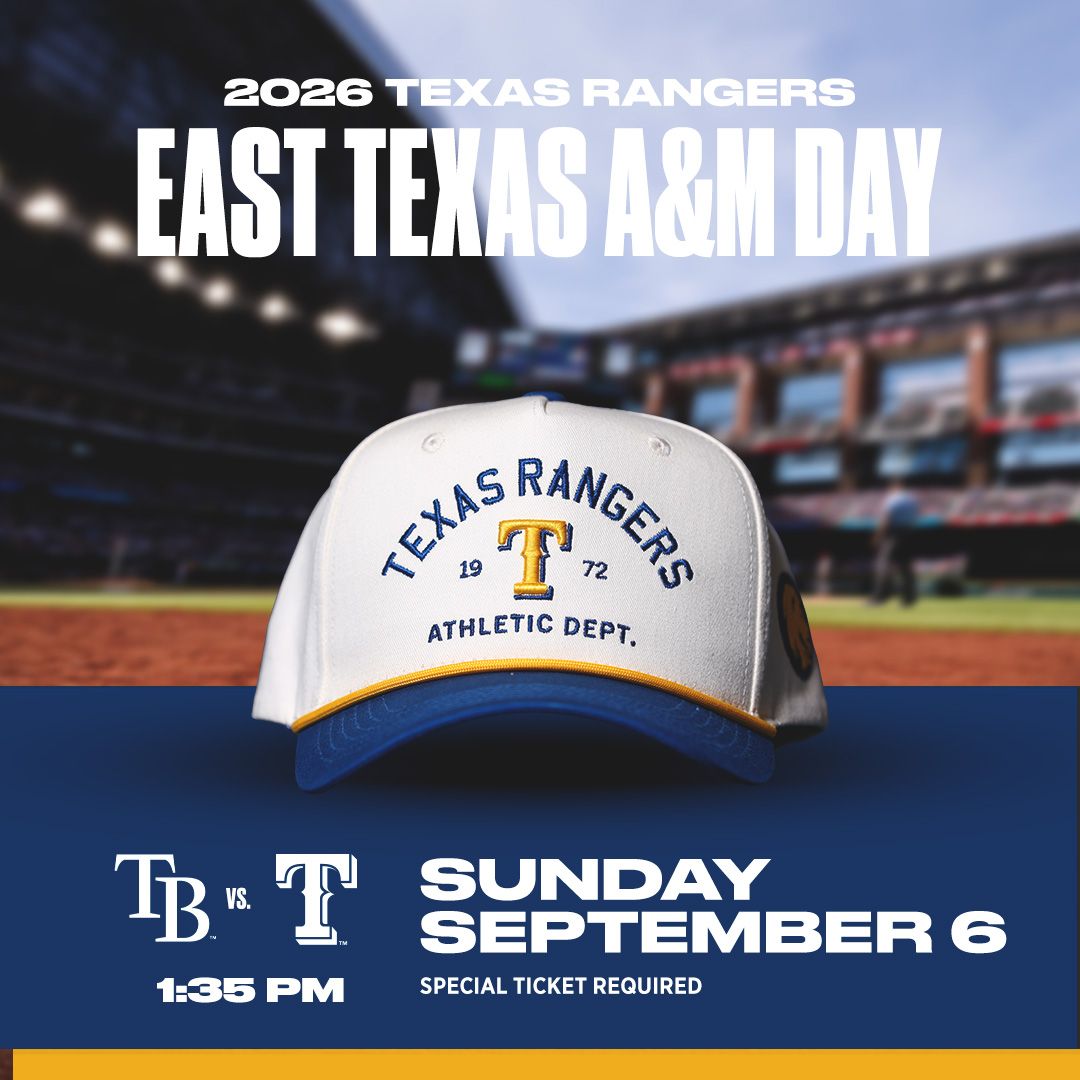 Texas Rangers vs. Tampa Bay Rays