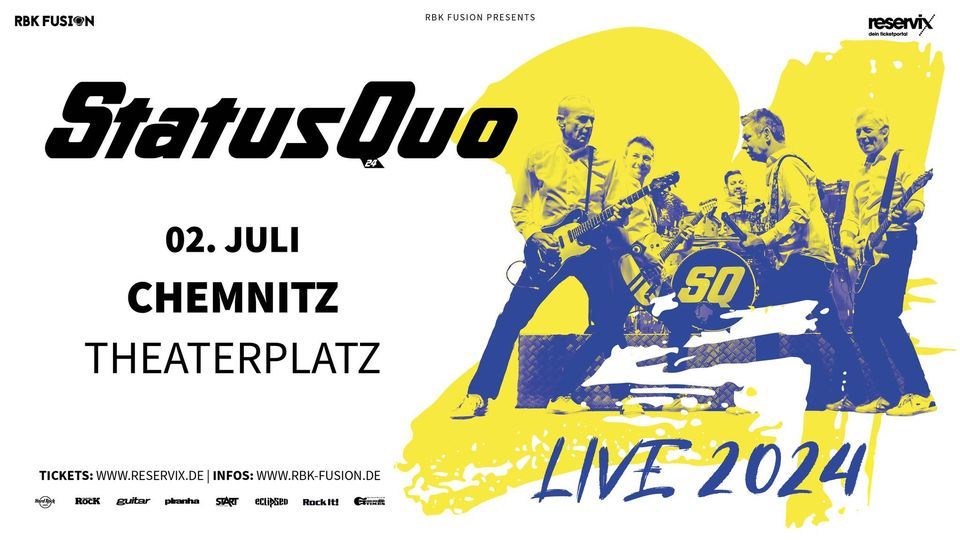 Status Quo - Live 2024 | Chemnitz, Theaterplatz