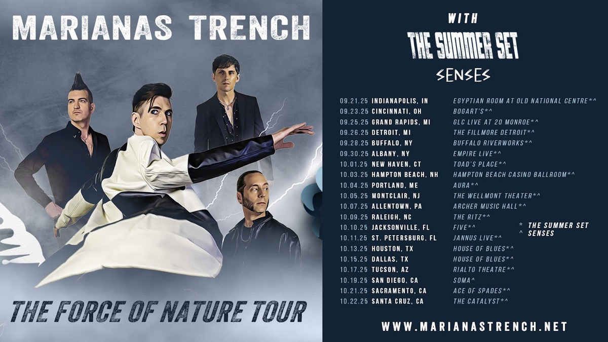 Marianas Trench with The Summer Set and senses