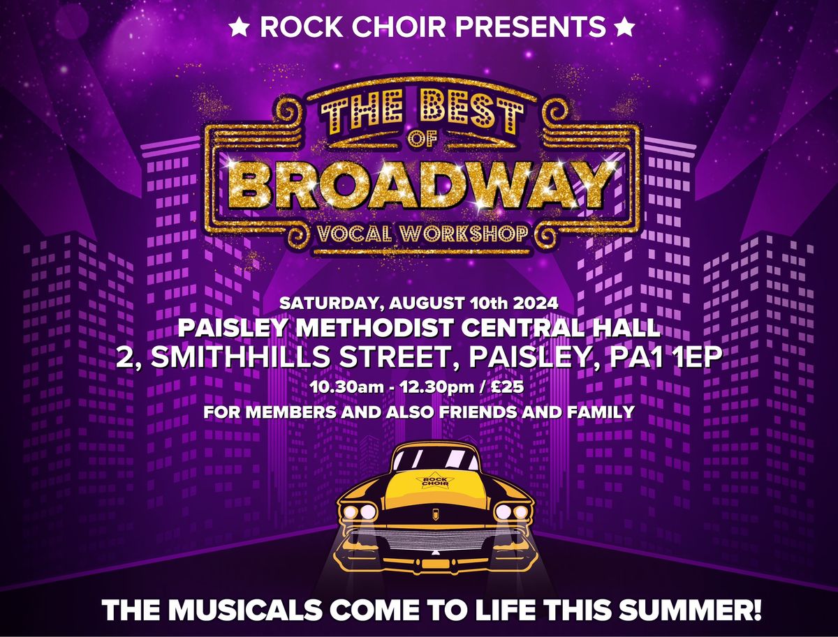 The Best of Broadway Vocal Workshop