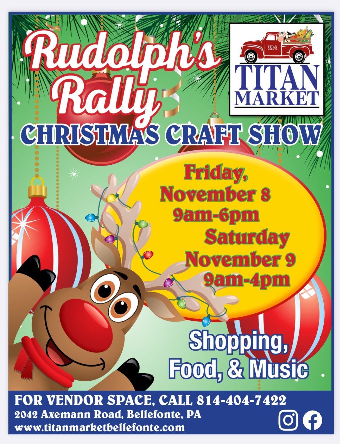 Rudolph\u2019s Rally Christmas Craft Show