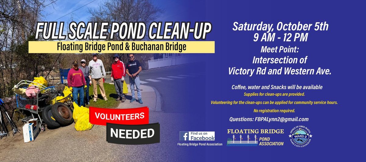 Full Scale Clean-Up of Floating Bridge Pond