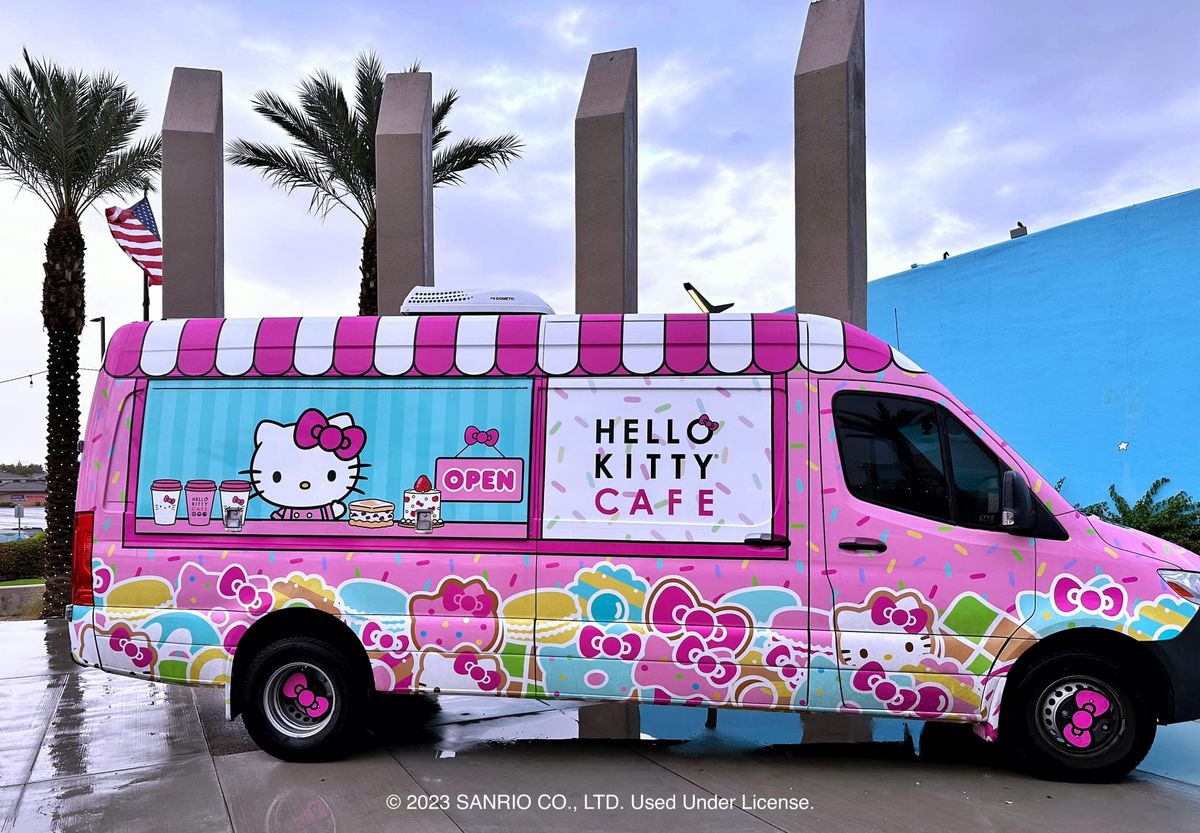 Hello Kitty Cafe Truck West - Glendale Appearance